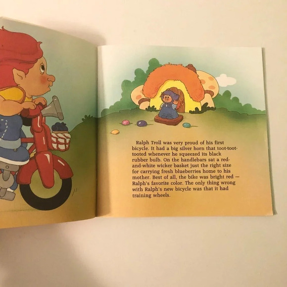 Vintage  1992 The Norfin Trolls Ralph Trolls New Bicycle Scholastic Book - Picture 9 of 15